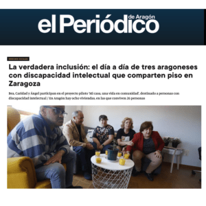 Ir a La verdadera inclusión: el día a día de tres aragoneses con discapacidad intelectual que comparten piso en Zaragoza